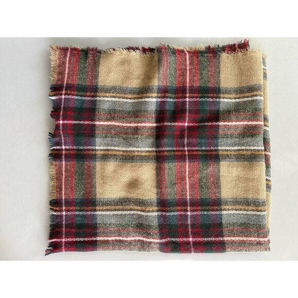 MODCLOTH Oversized Soft Plaid Blanket Scarf Wrap 81 x 39 Inches - Picture 1 of 5